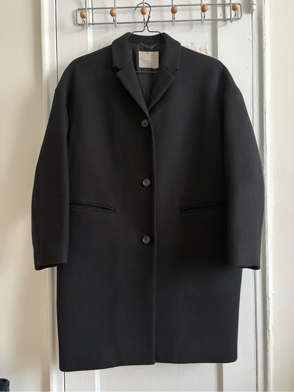 Everlane Black Tailored Coat